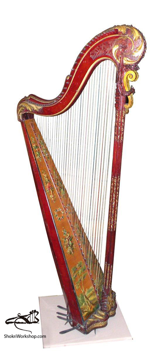 Harpe à pédales
