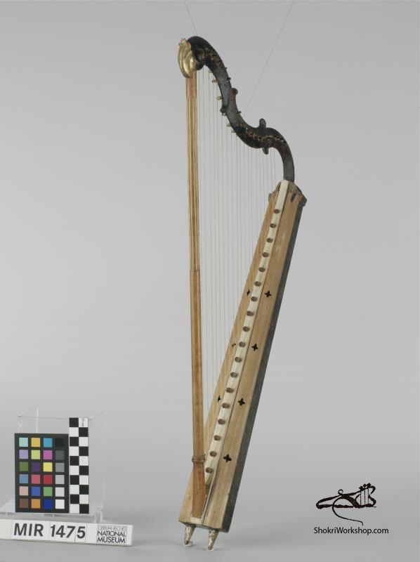 Miniatur-Harfe, diatonisch