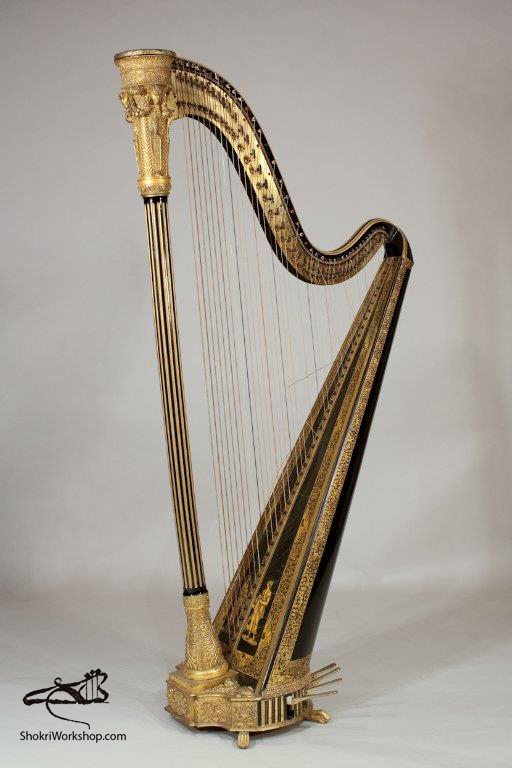 Pedal harp.
