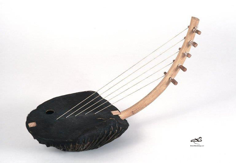 Arched harp or bowed harp