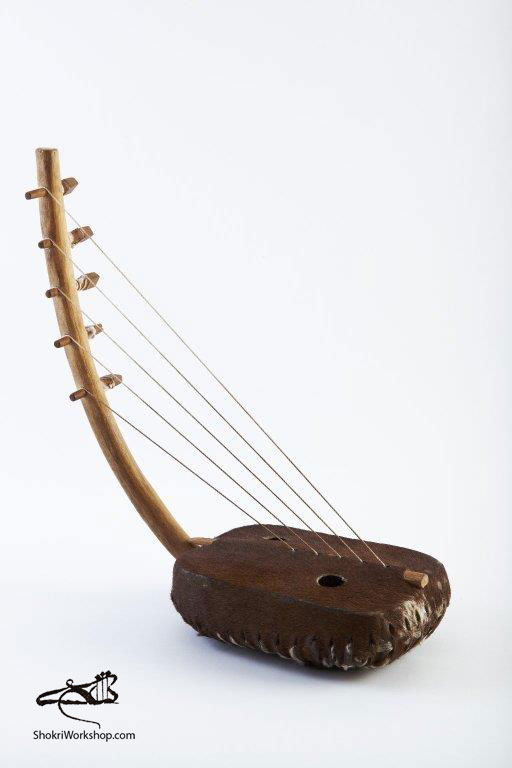 Arched harp or bow harp