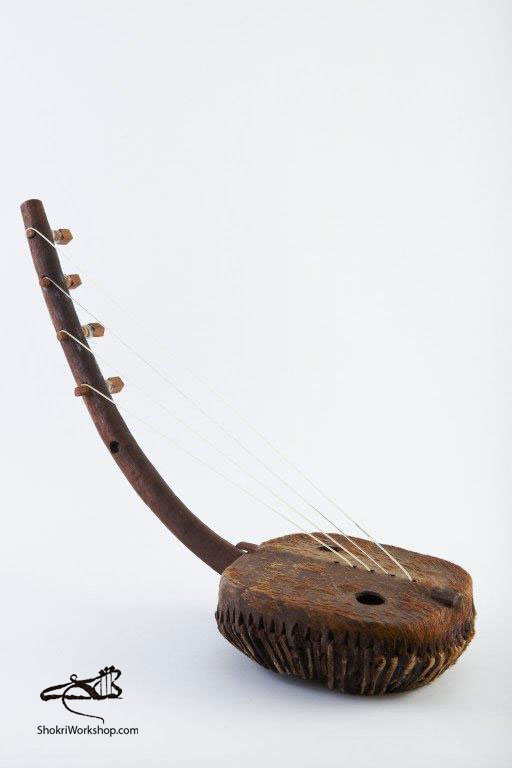 Arched harp or bow harp