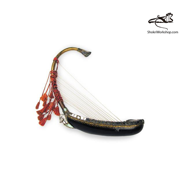Arched harp; saung-gauk